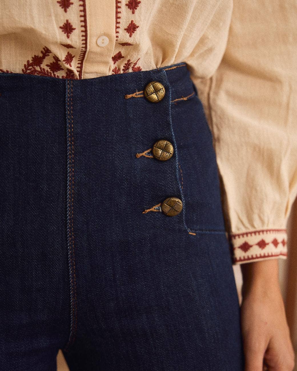 Cowboy Buttons Jeans