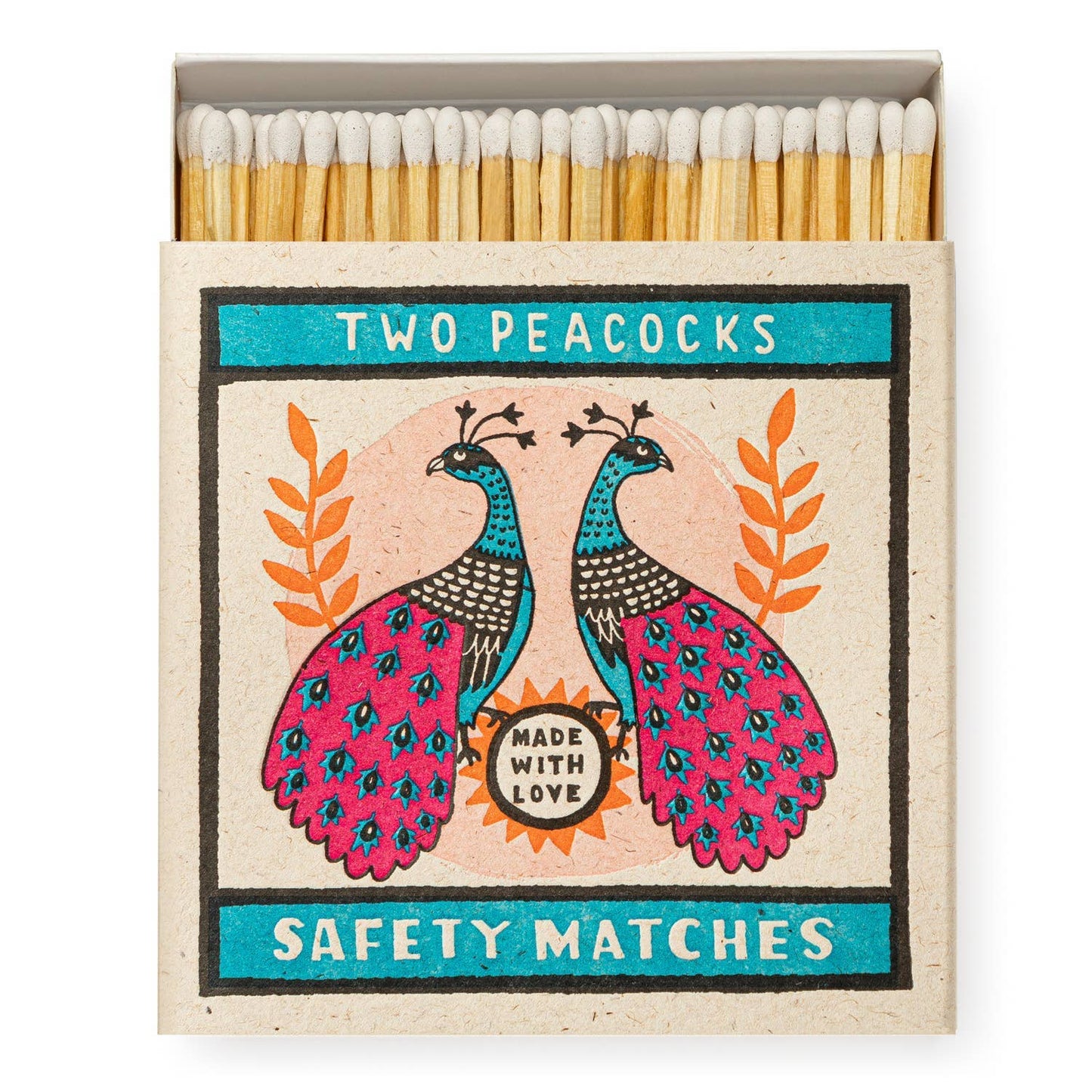 Two Peacocks Fyrstikker