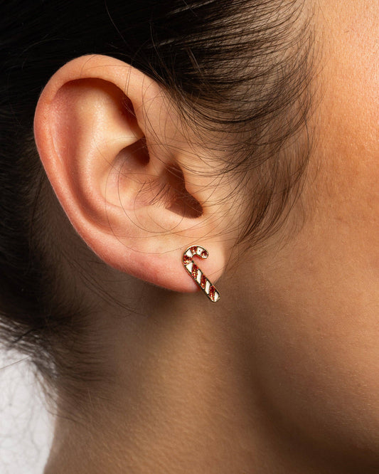 Candy Cane Studs