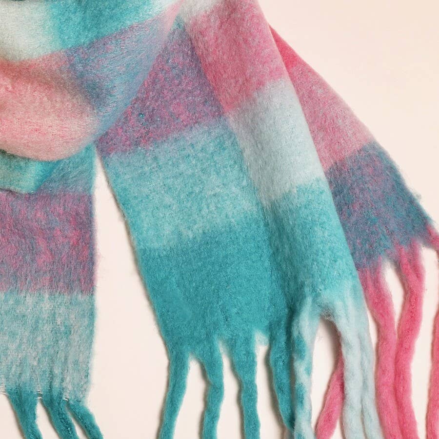 Ombre Check Skjerf