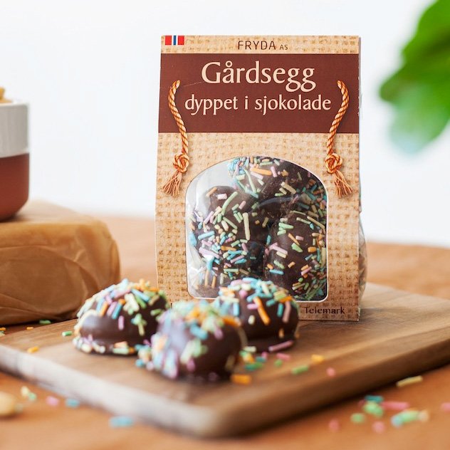 Frydas gårdsegg i sjokolade
