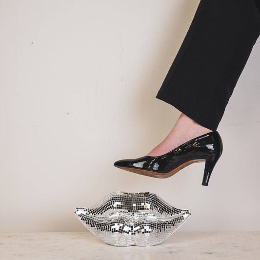 Disco Lips Silver
