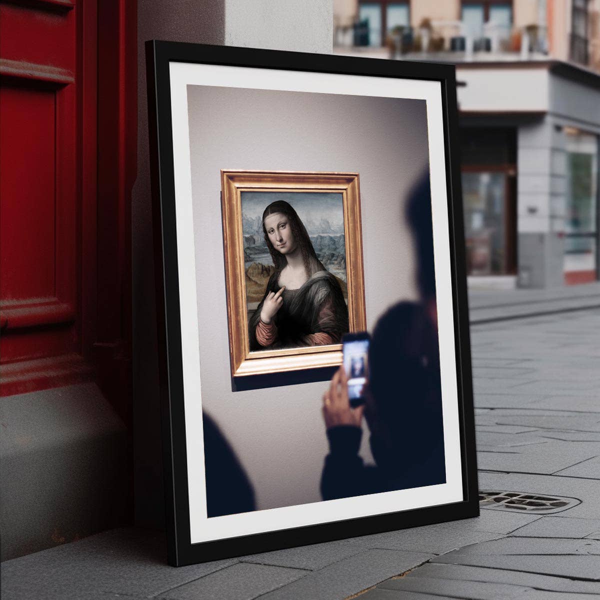 Rebel Mona Lisa Plakat