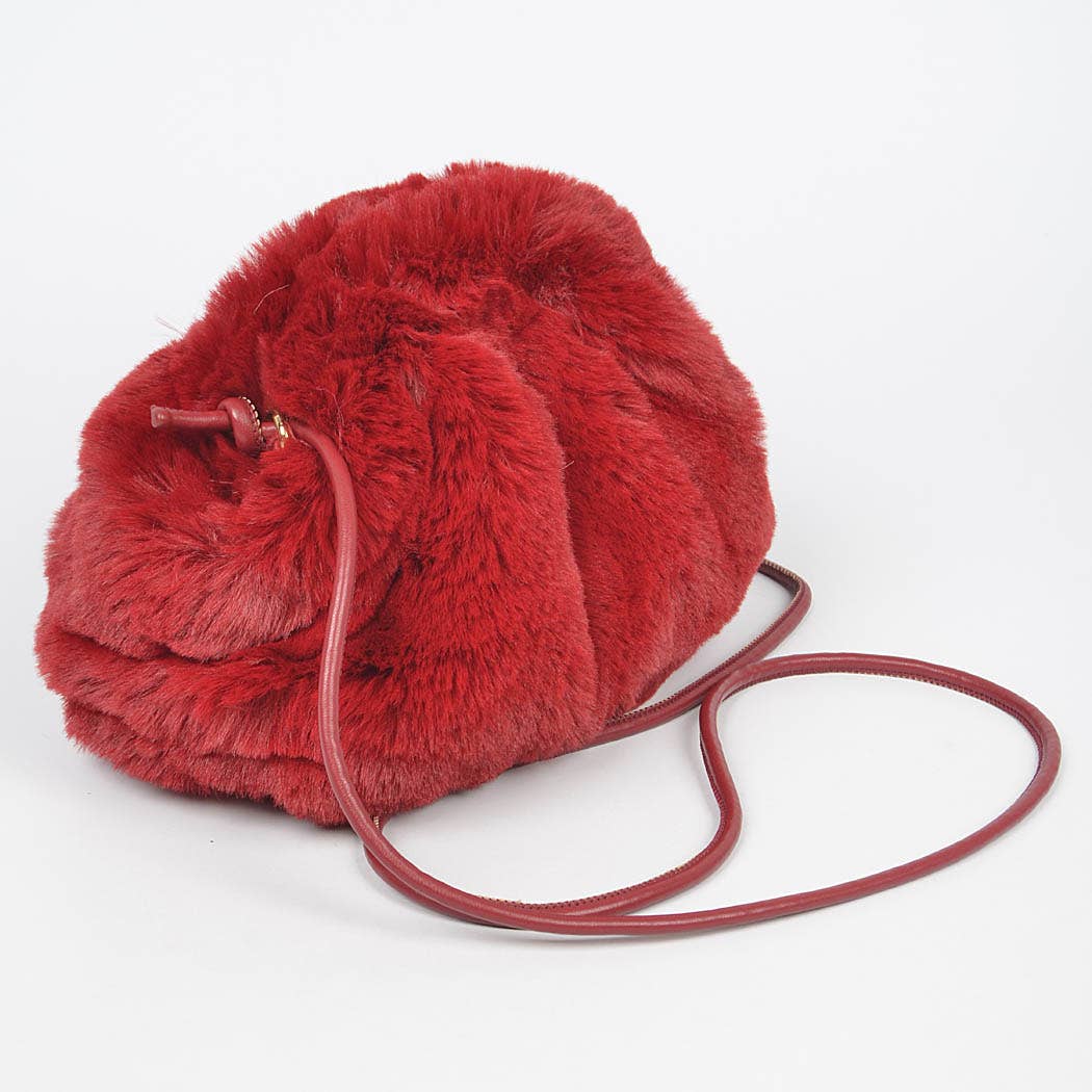 Faux Fur Crossbody Bag