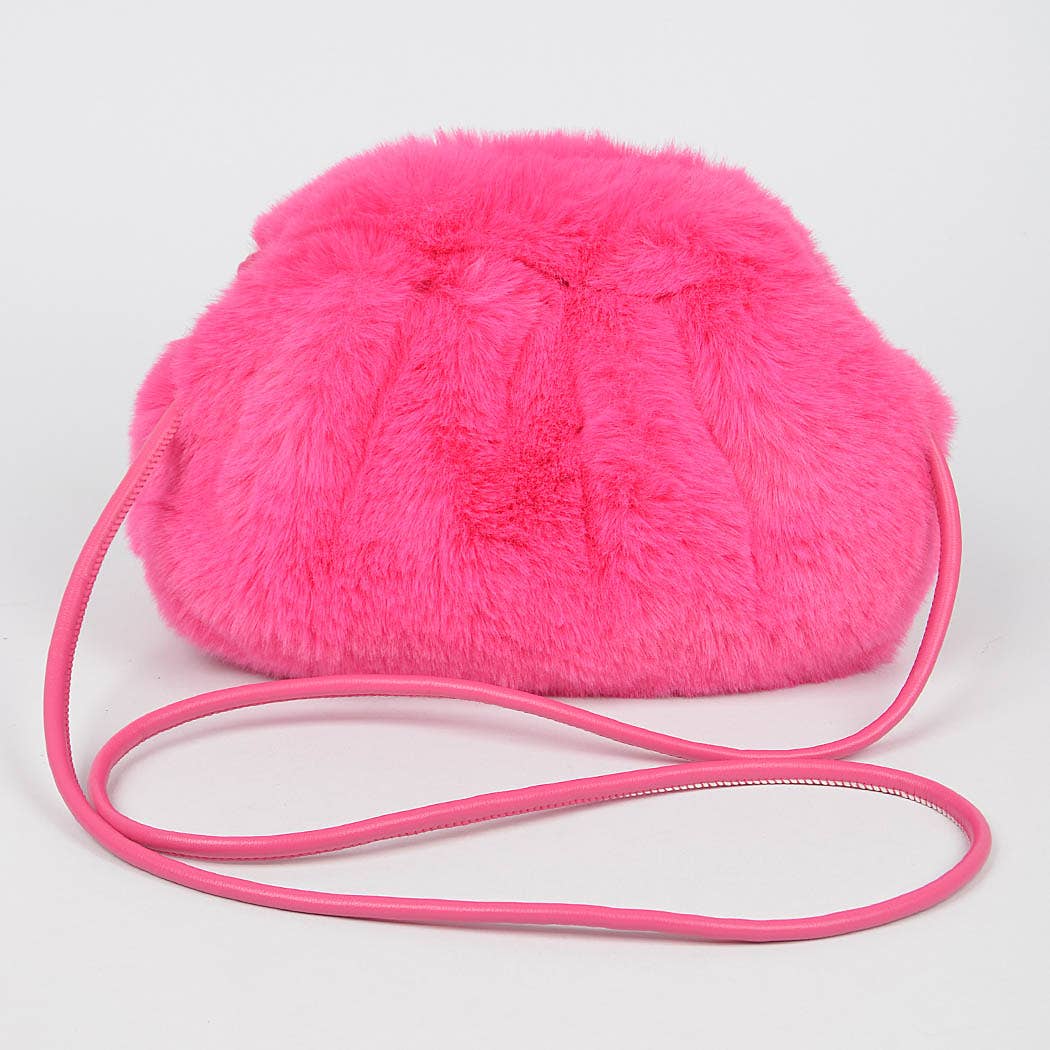 Faux Fur Crossbody Bag