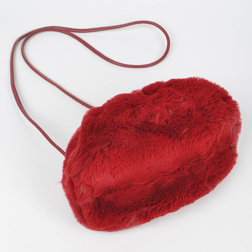 Faux Fur Crossbody Bag