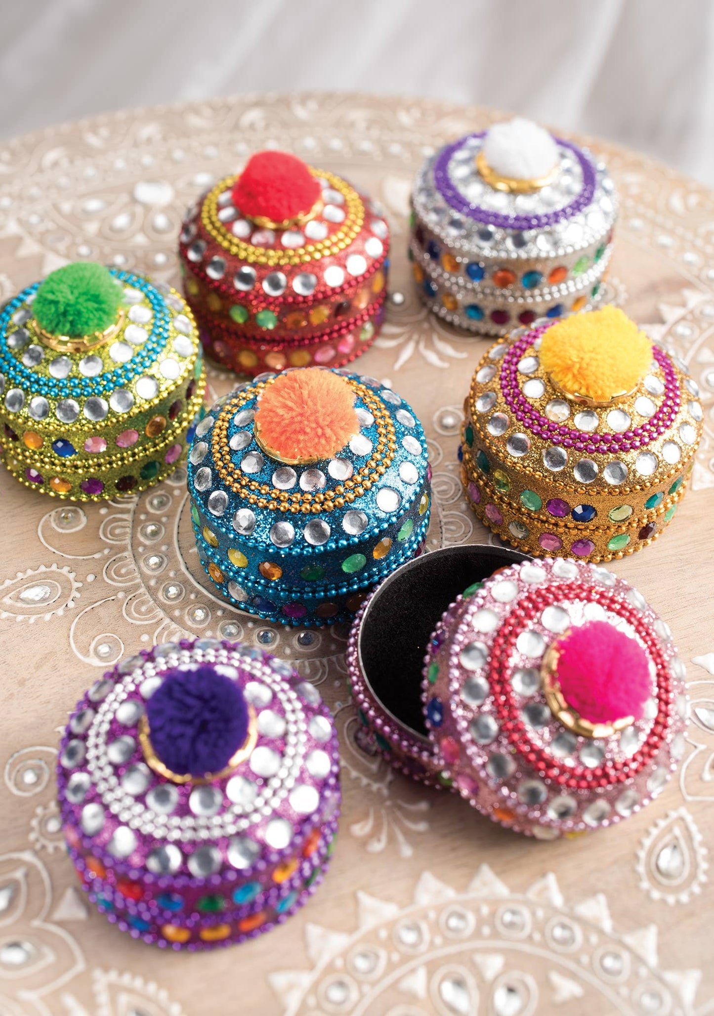 Glitter and Pom Pom Boks