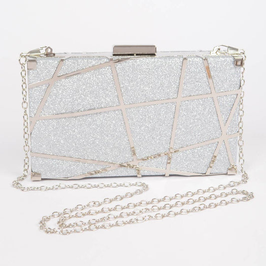 Glitter Frame Clutch
