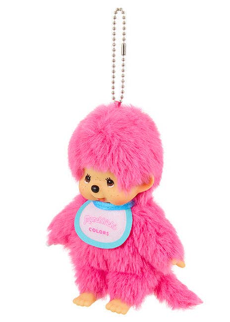 Monchhichi Neon Pink Plush Mascot