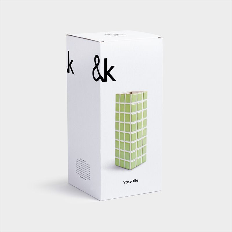Tile Mint Vase