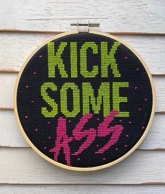 Kick Some Ass Broderisett