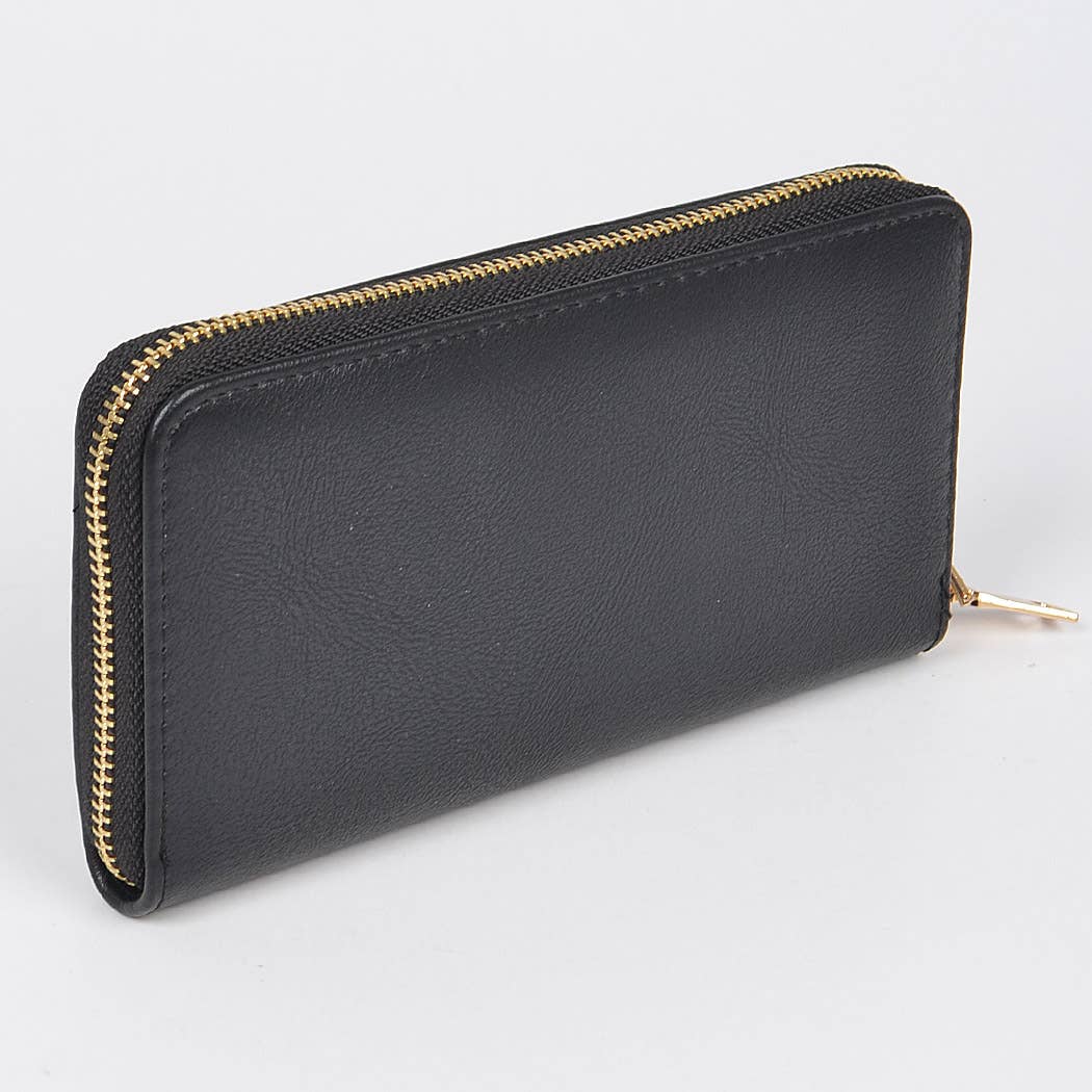 Studded Wallet With Chain