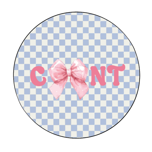 Cunt Bow Klistremerke