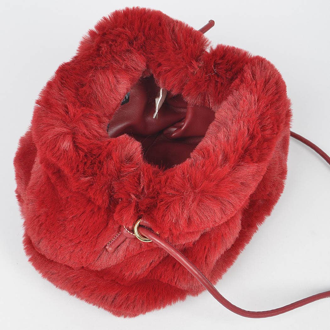 Faux Fur Crossbody Bag