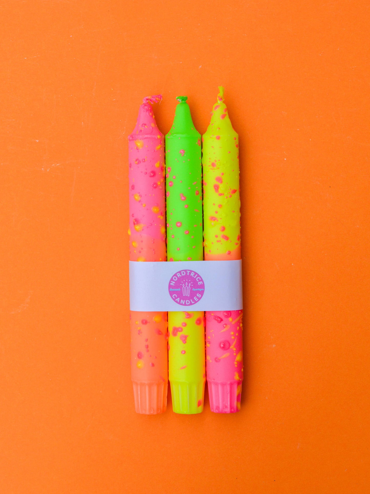 Lys 3-pack Neon Orange