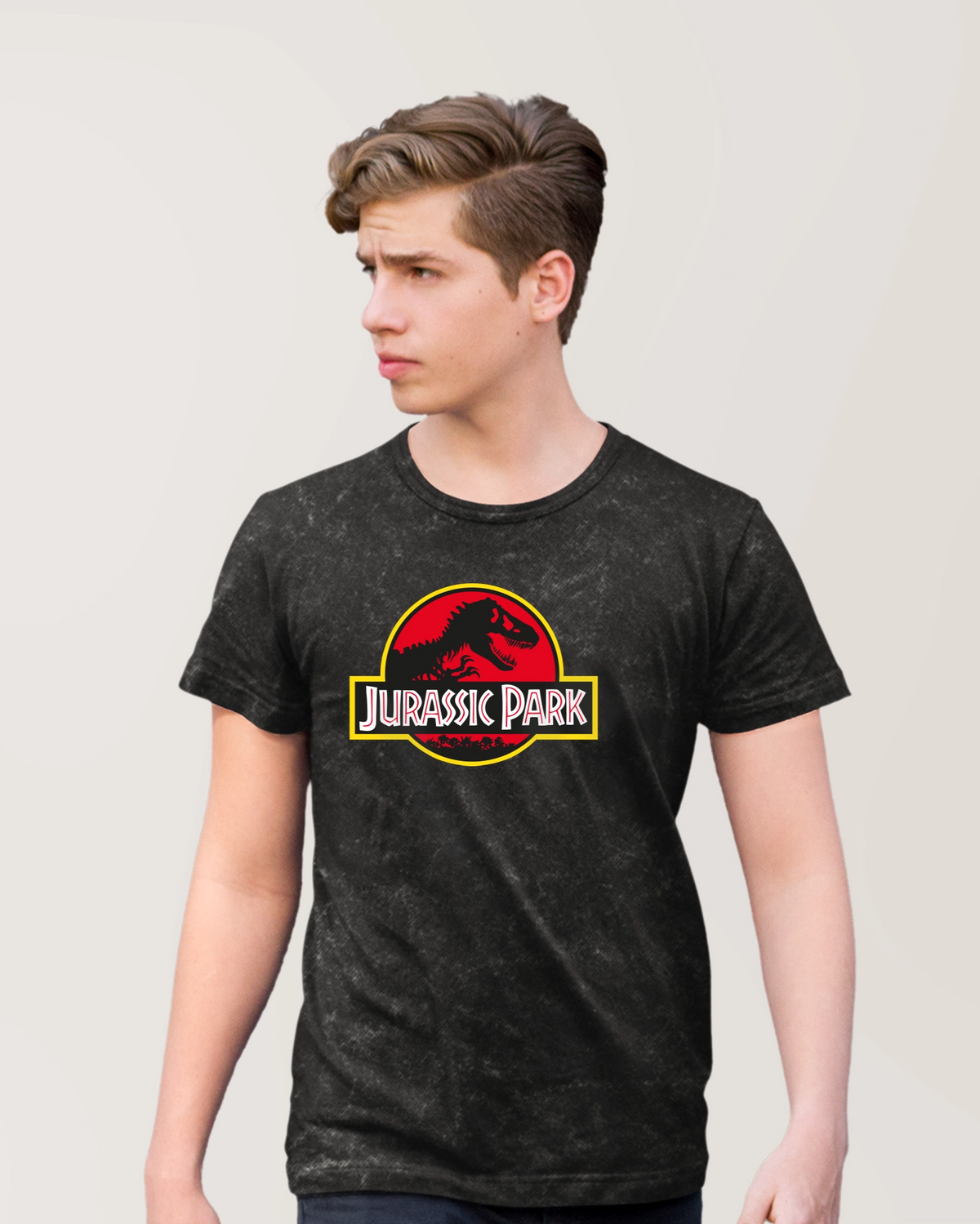Jurassic Park Stonewash T-skjorte