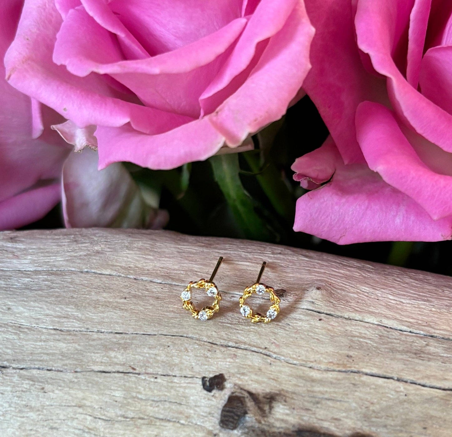 Zirconia Wreath Øreringer