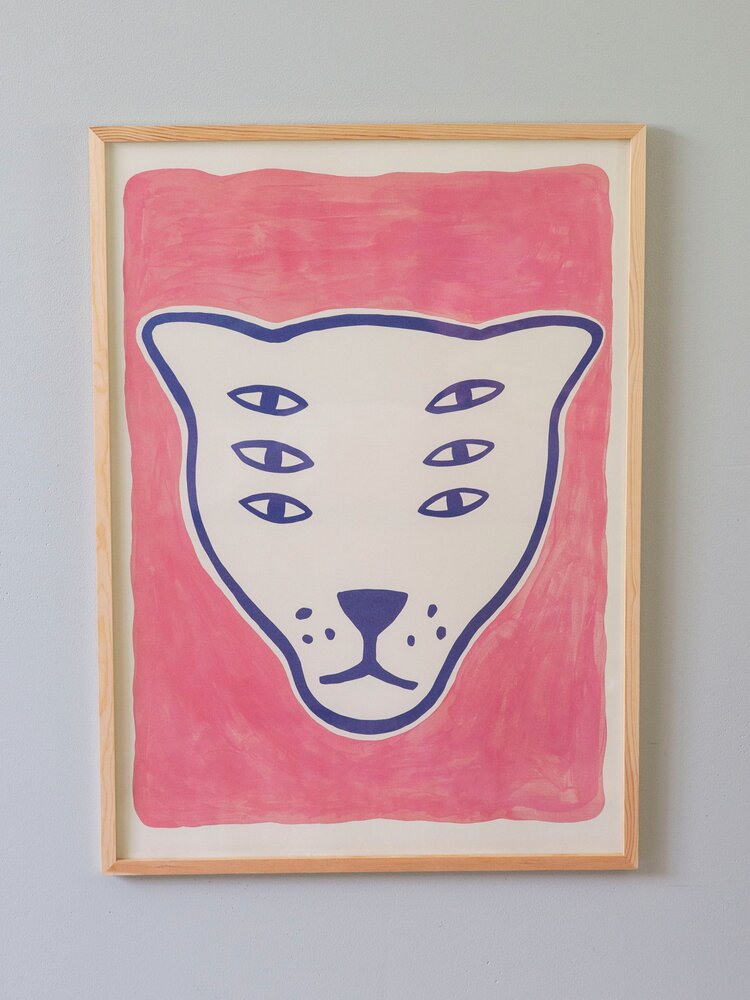 The Protector Big Pink Plakat