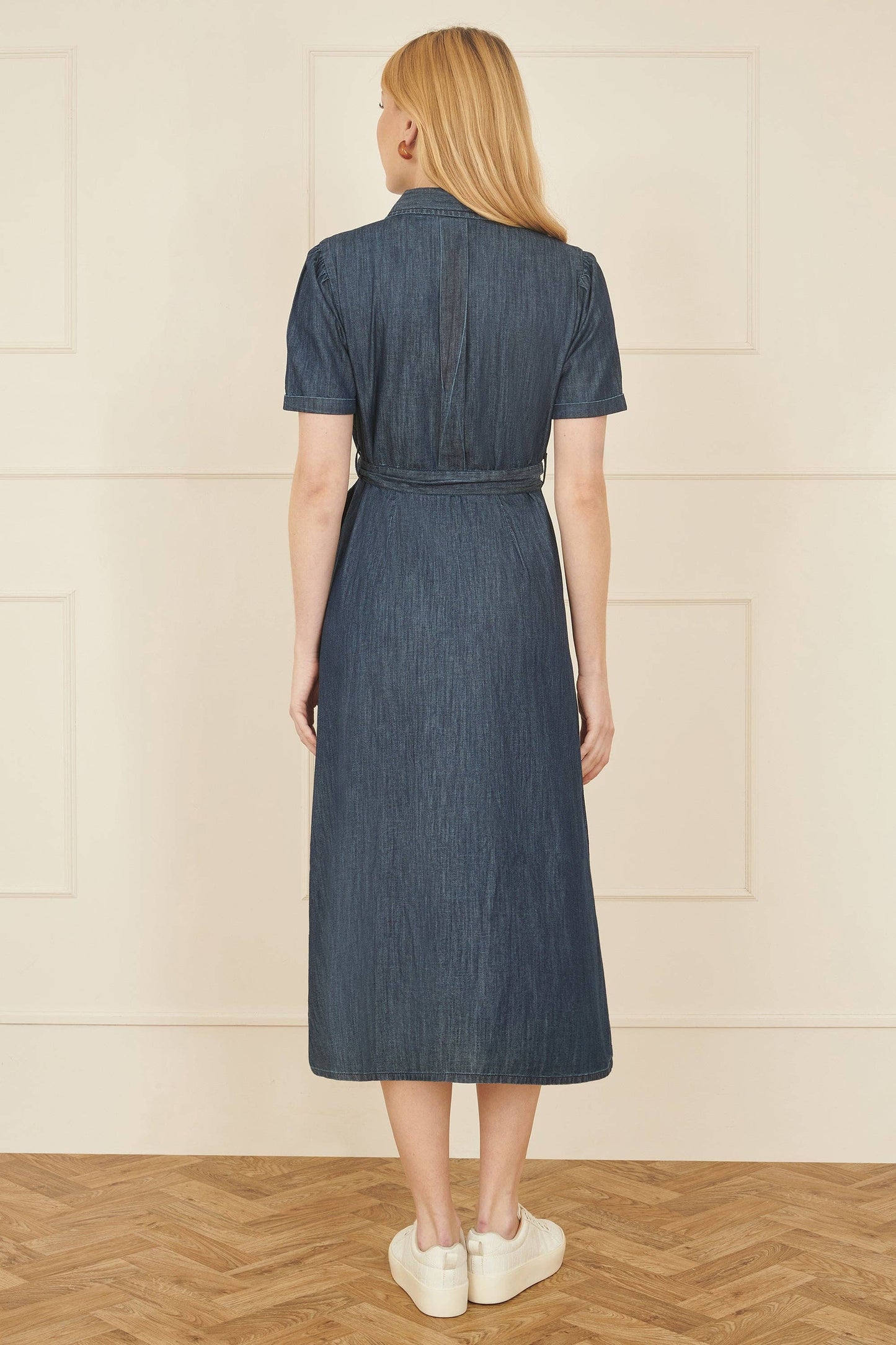 Chambray Denim Skjortekjole