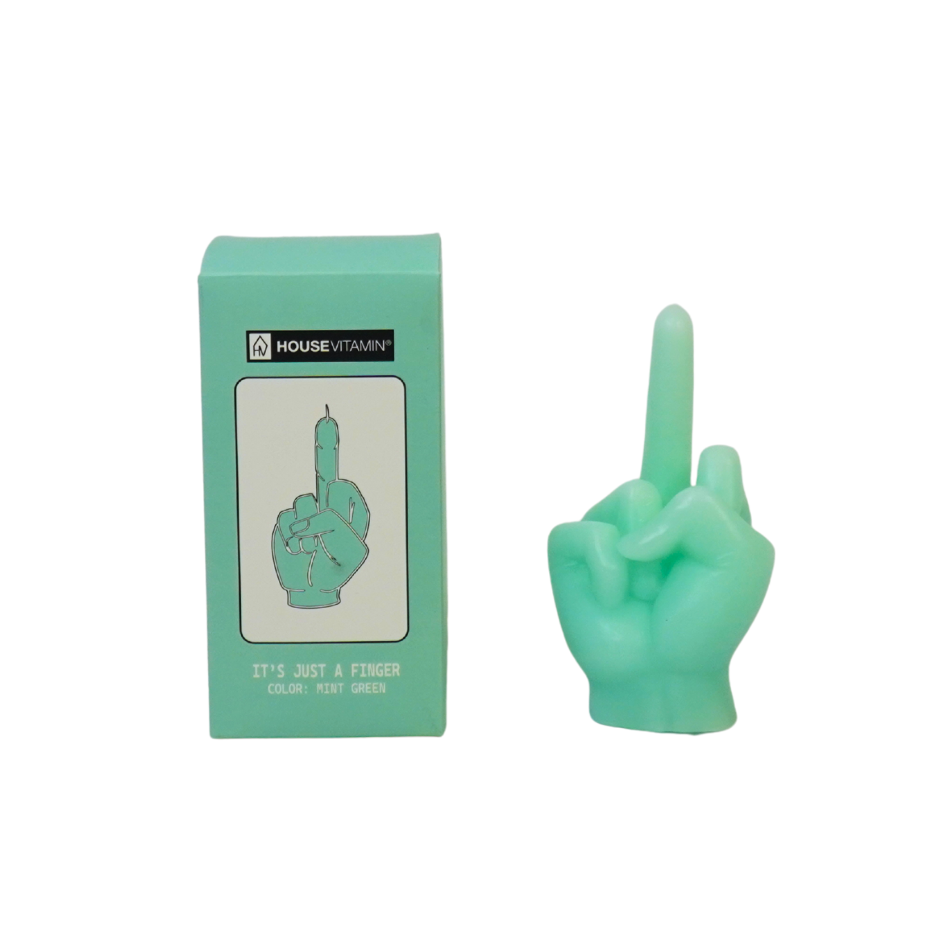 Middle Finger Lys Grønn