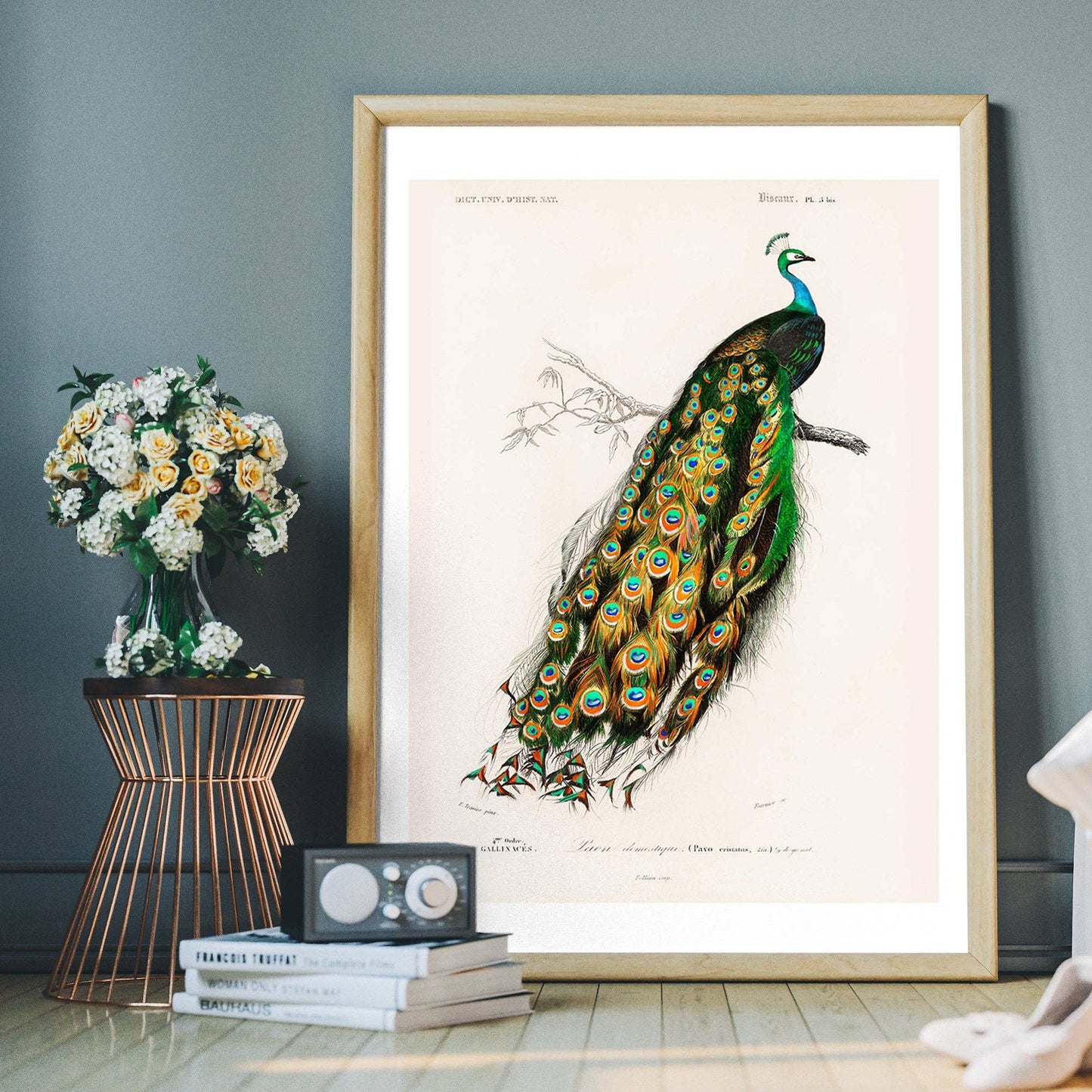 Peacock Vintage Plakat