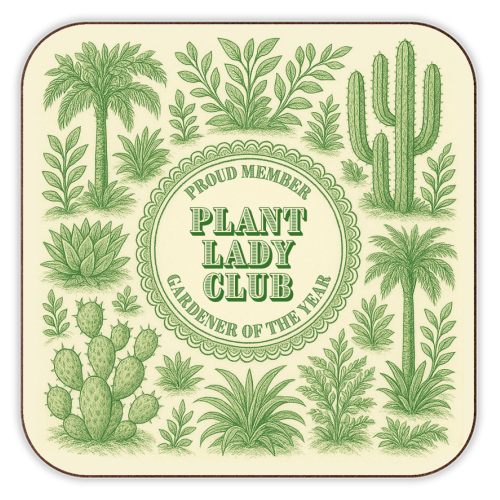 Plant Lady Club Bordbrikke