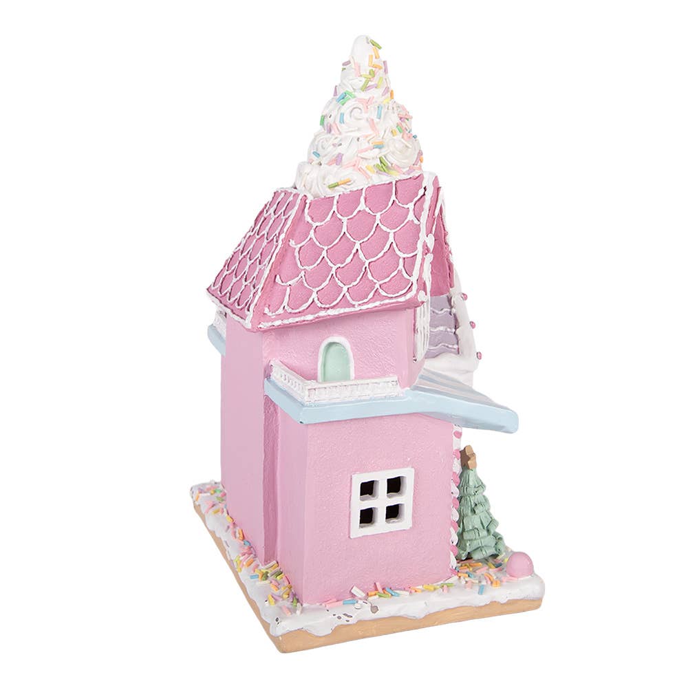 Pink Gingerbread house