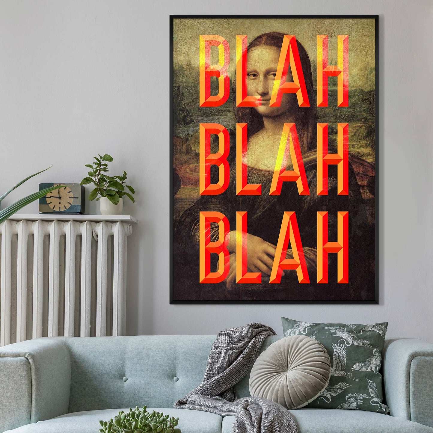 Blah Blah Blah Oransje Plakat