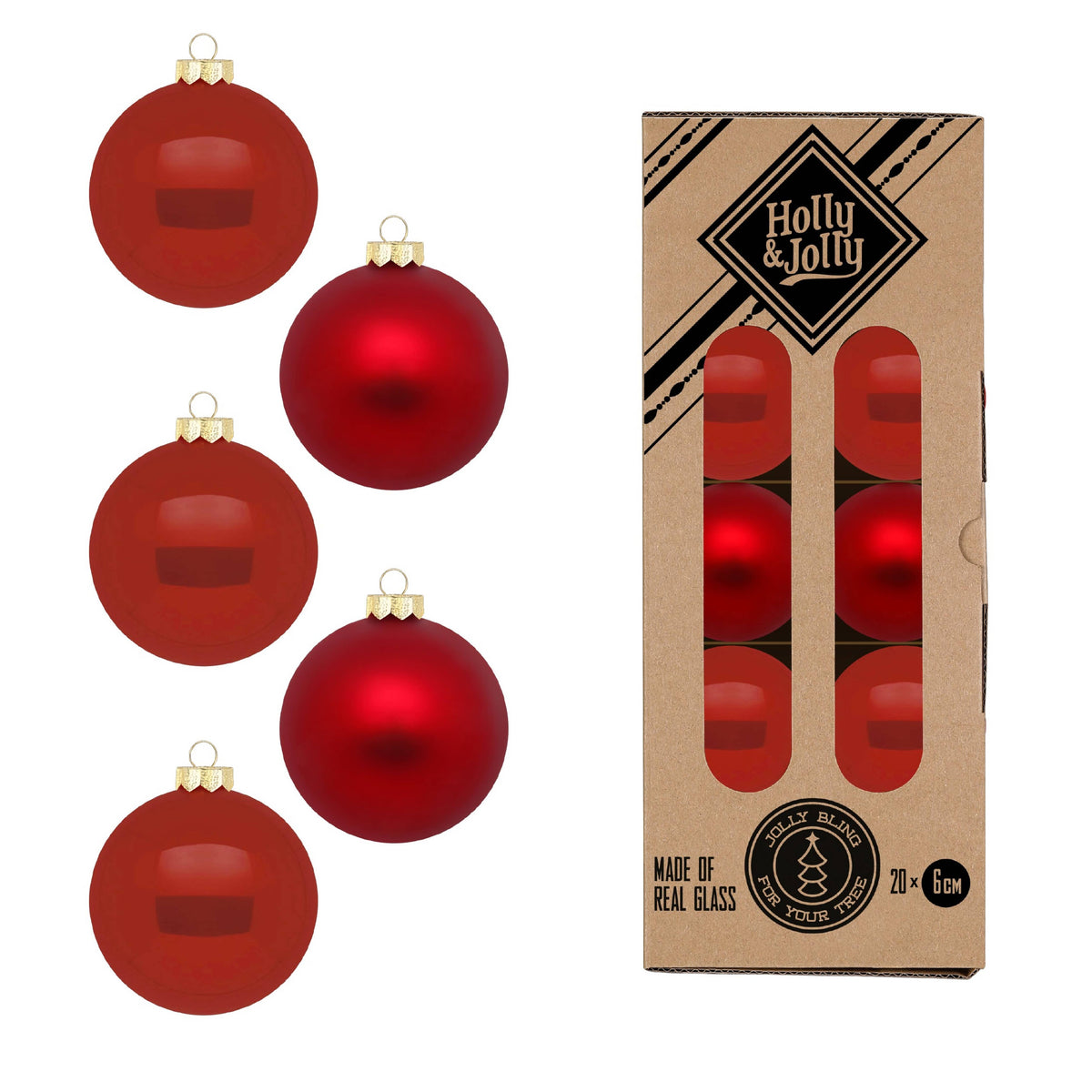Glasskuler Classic Chianti 6 cm