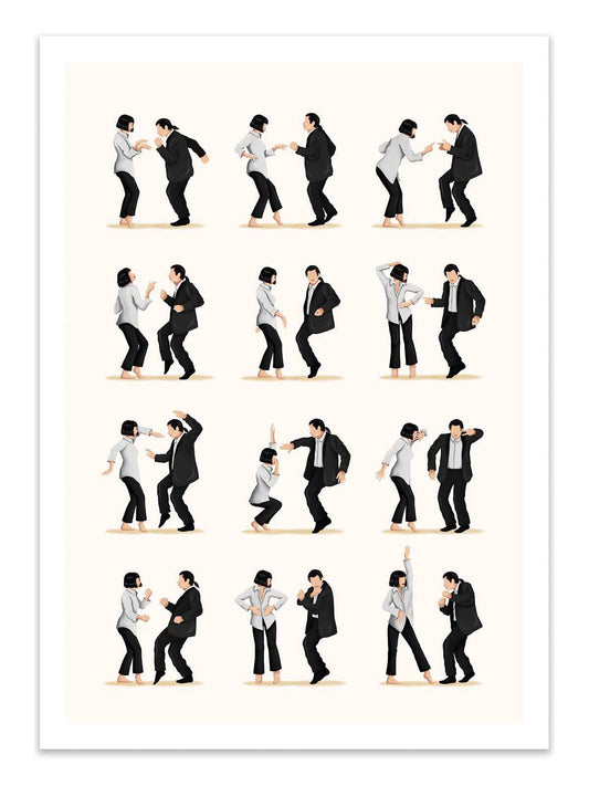 Pulp Fiction Dancing Plakat