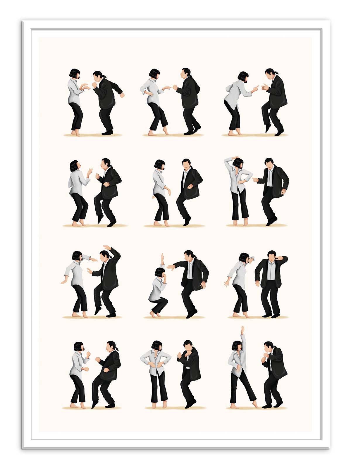 Pulp Fiction Dancing Plakat