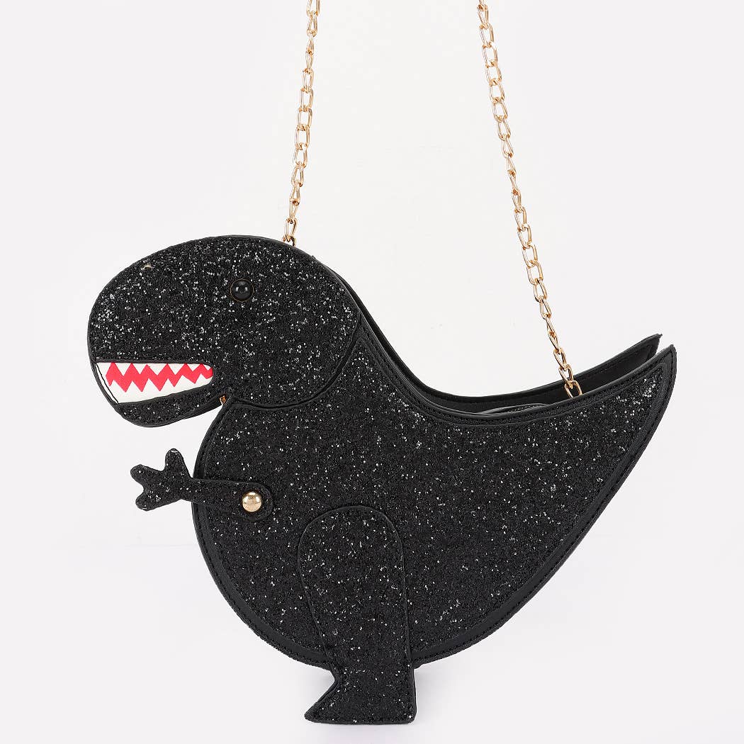Black Baby Dinosaur Clutch