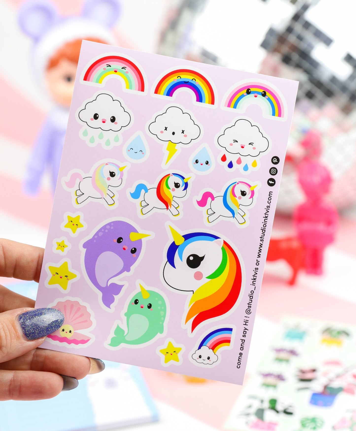 Unicorn Sticker sheet