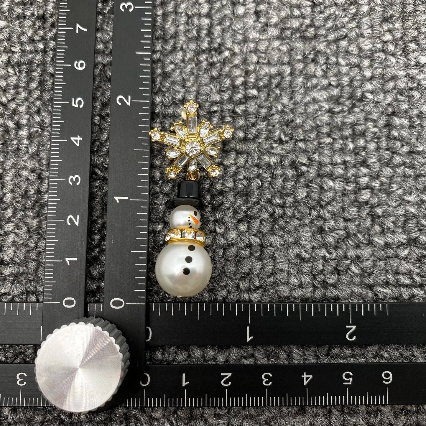 Snowman Snowflake Earrings