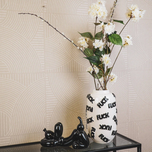 Vase Fuck Svart & Hvit
