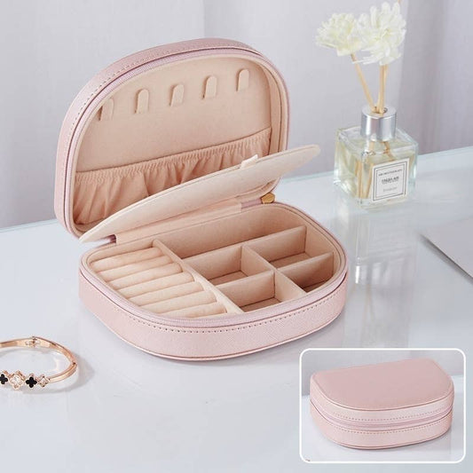 Satin Pink Reisesmykkeskrin