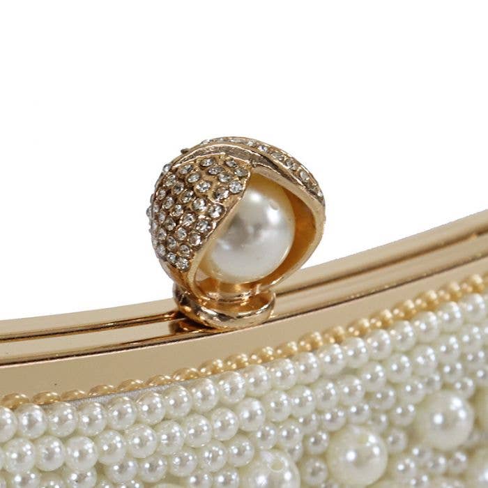 Pearly handle clutch