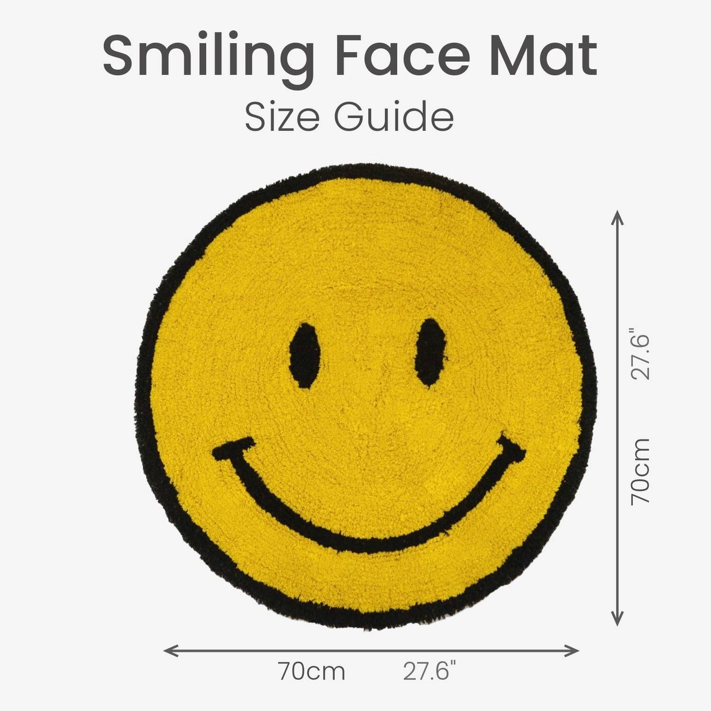 Smiley Badematte