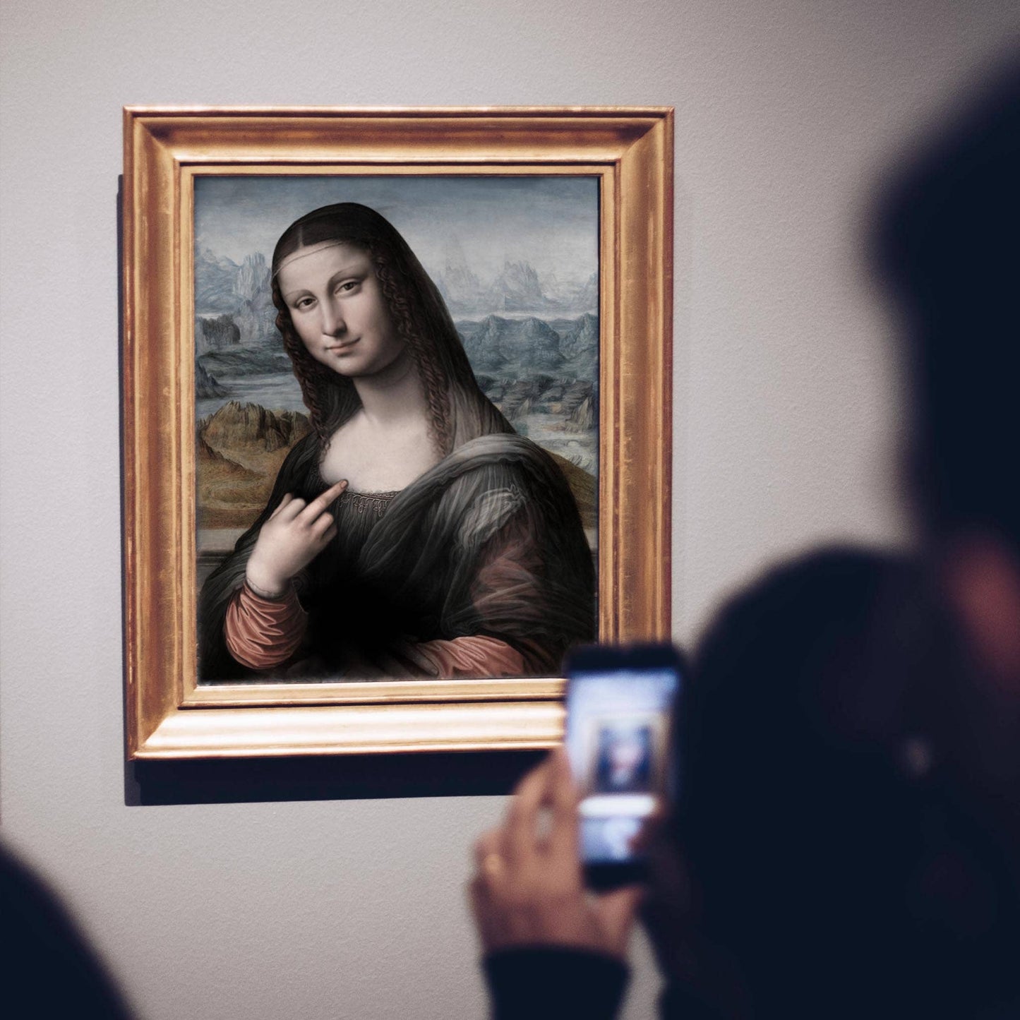 Rebel Mona Lisa Plakat