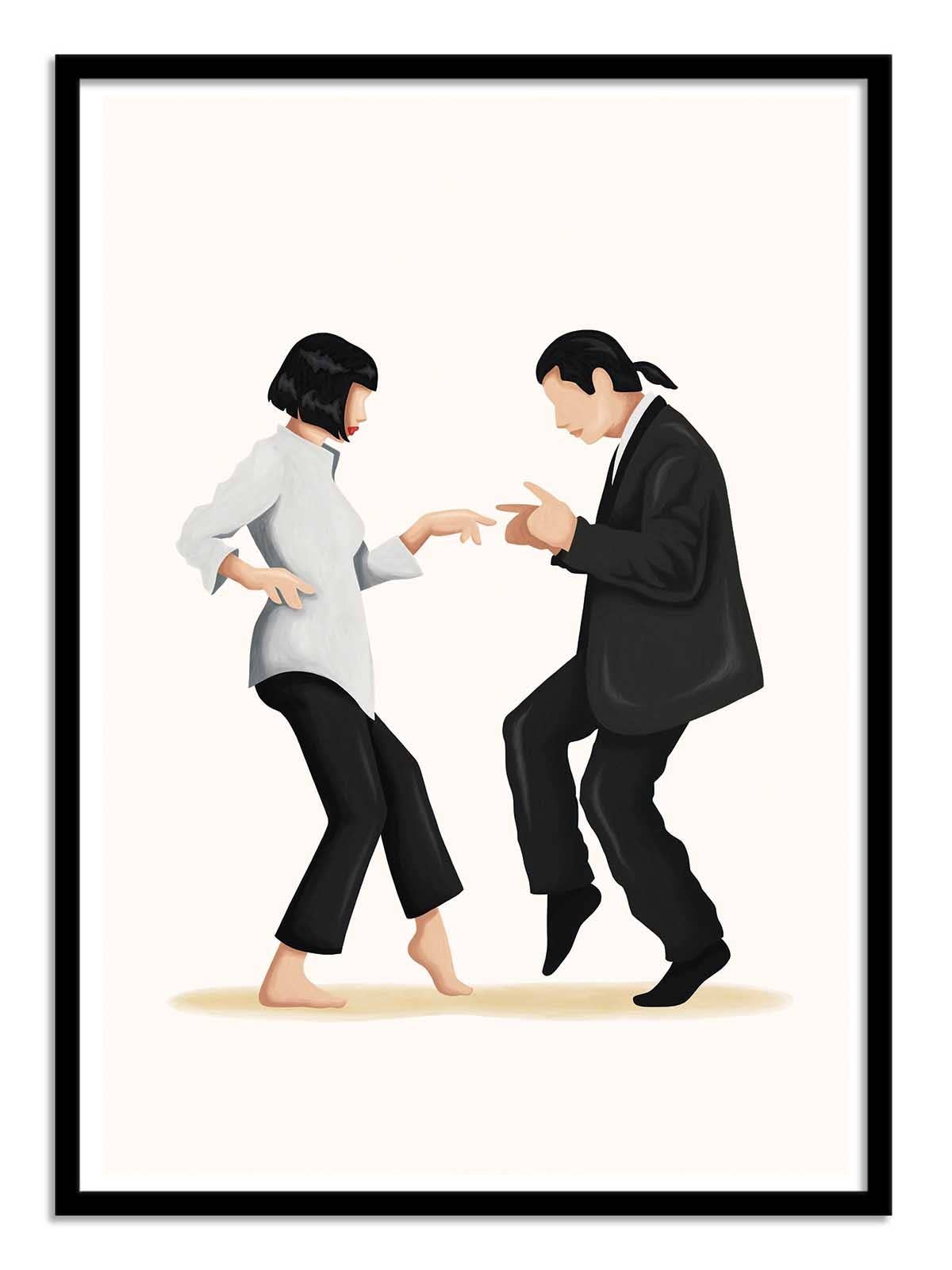 Pulp Fiction Dance Plakat