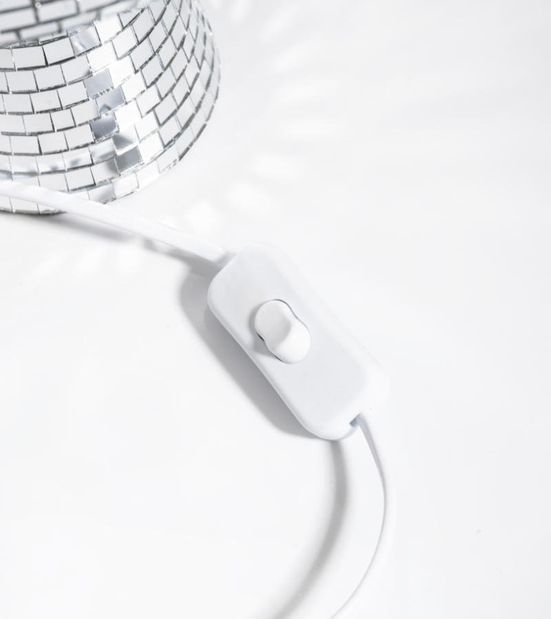 Disco mushroom lampe