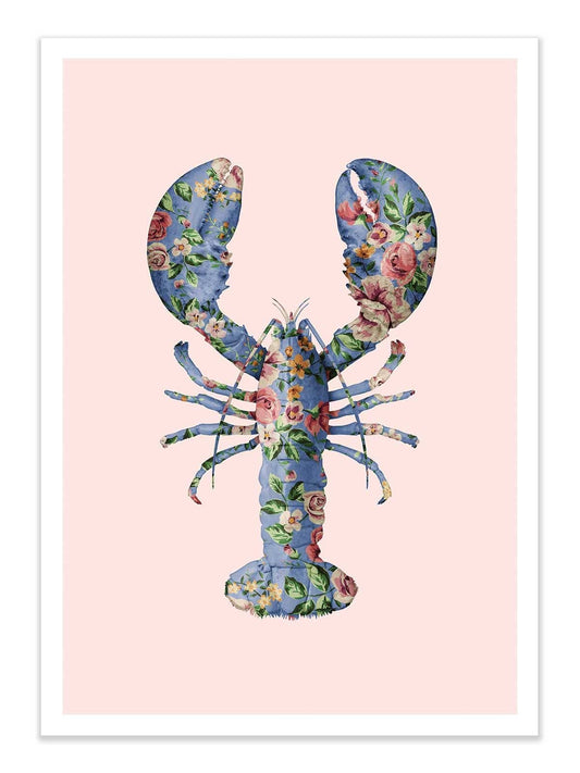Floral Lobster Plakat