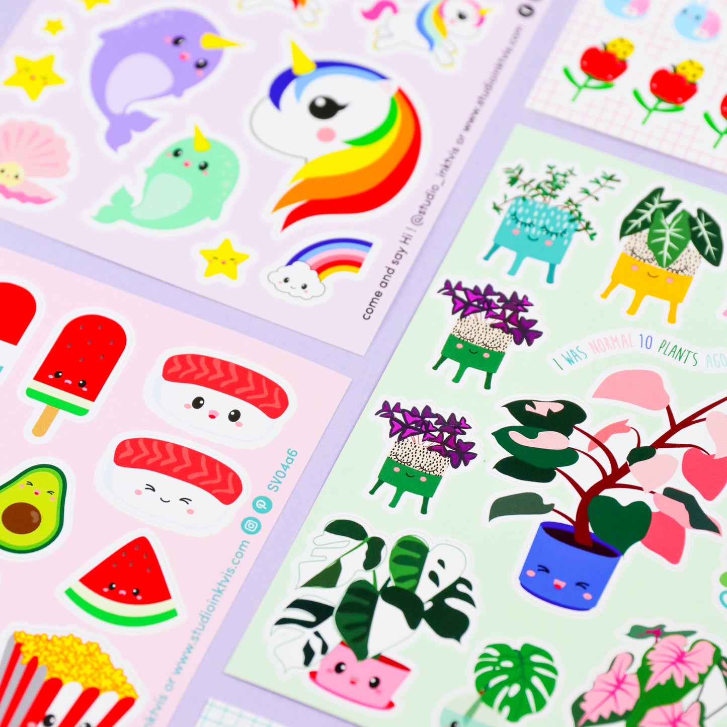 Unicorn Sticker sheet