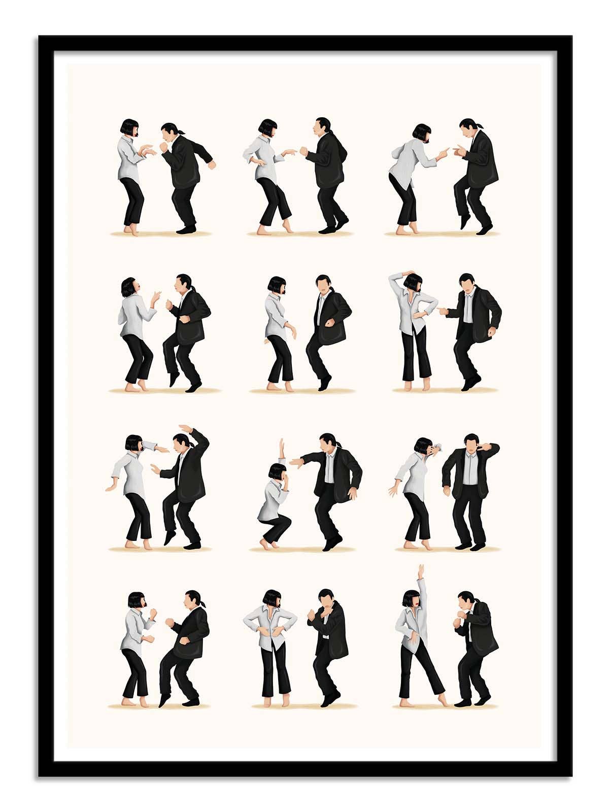 Pulp Fiction Dancing Plakat
