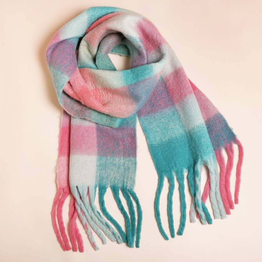 Ombre Check Skjerf