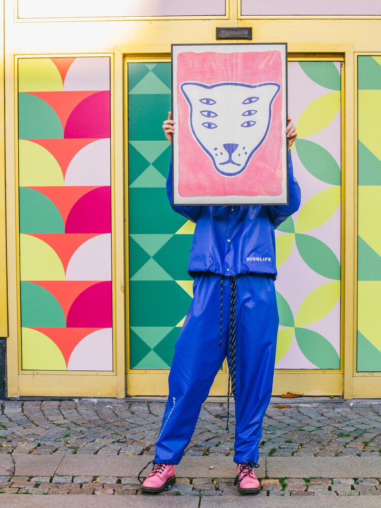 The Protector Big Pink Plakat