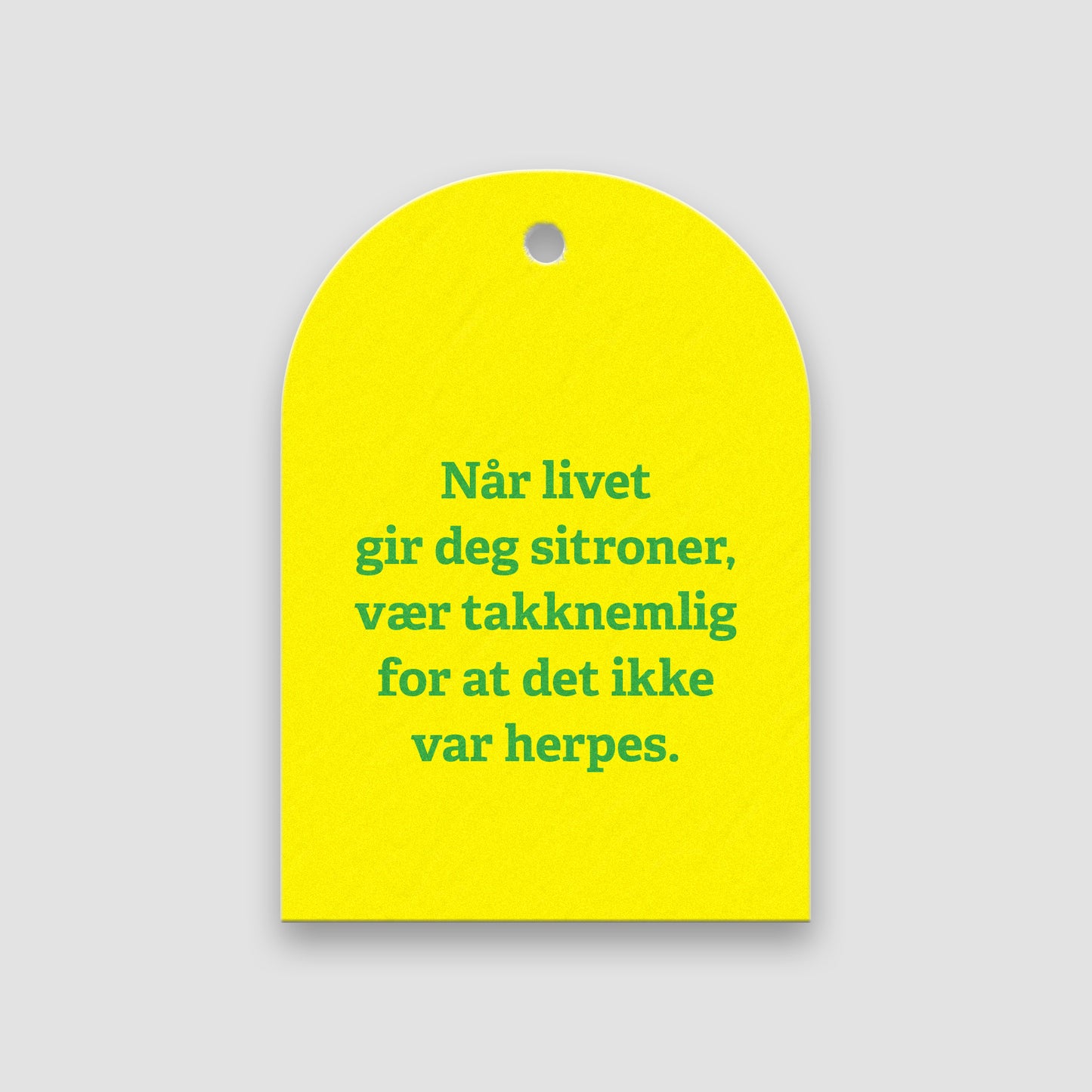 Blomsterkort, Når livet gir deg sitroner...