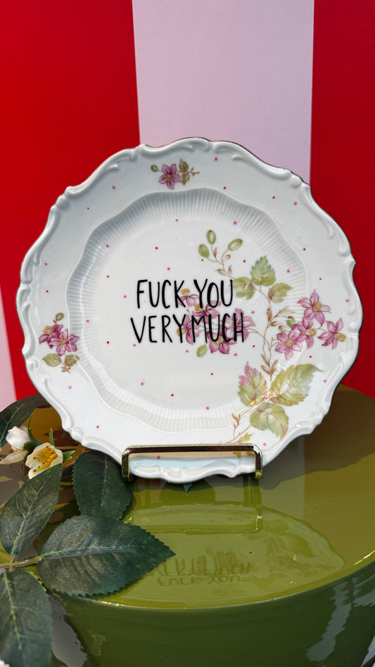 Fuck you very much Tallerken