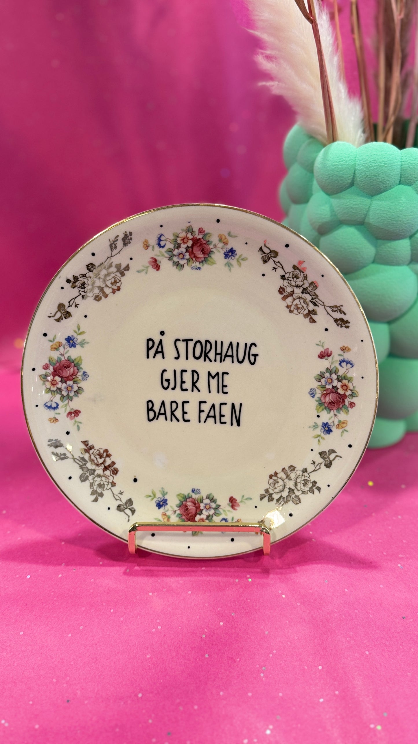På Storhaug gjer me bare faen Tallerken