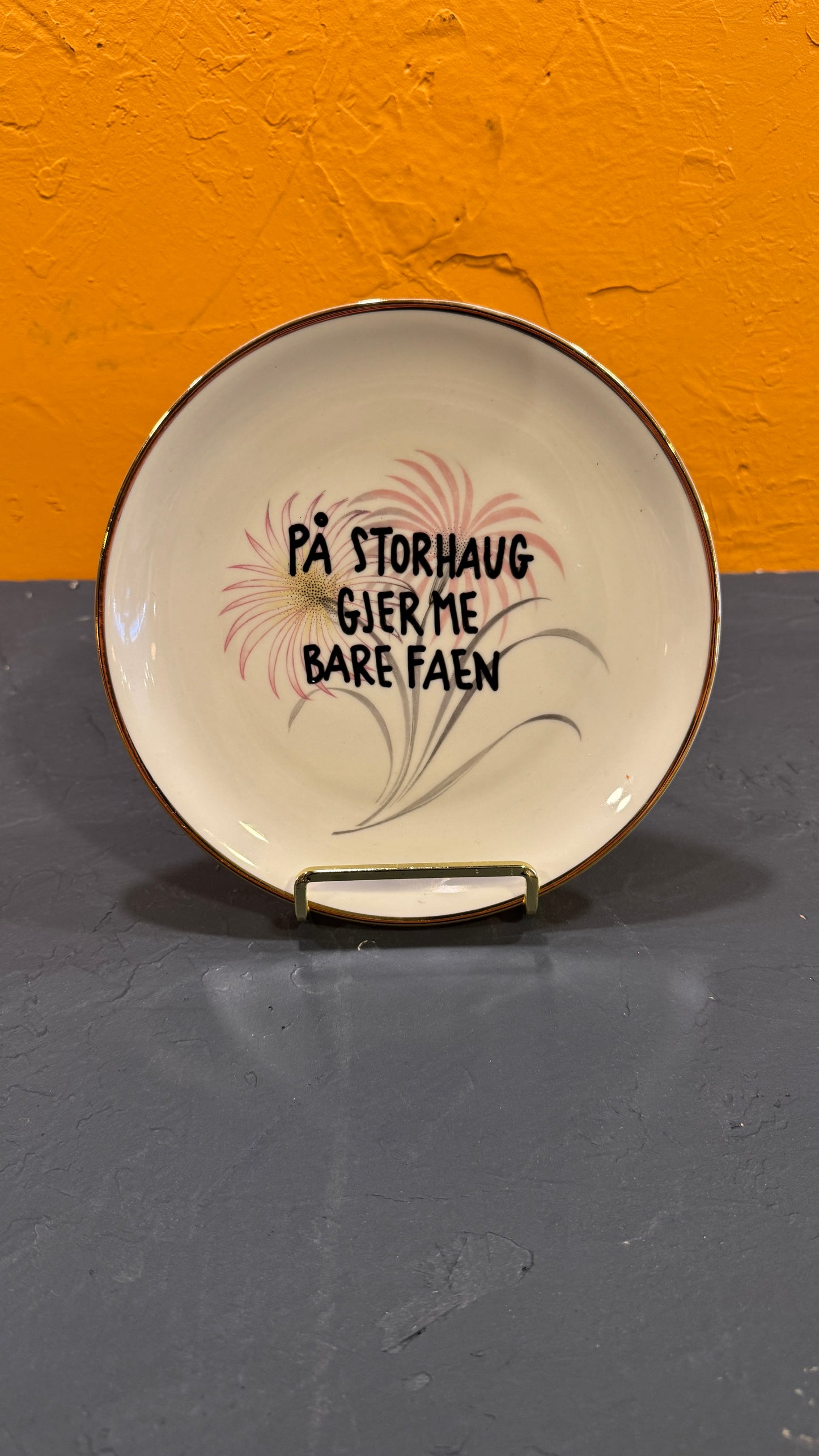 På Storhaug gjer me bare faen Tallerken